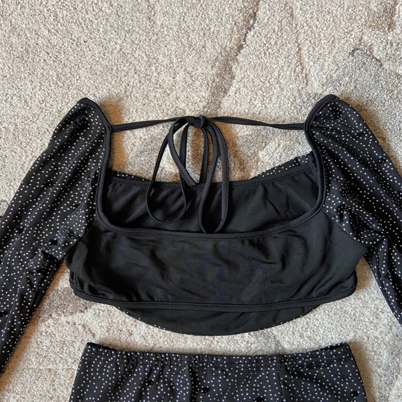 Fashion Nova // Rhinestone Skirt Set // Size S - Picture 8 of 13